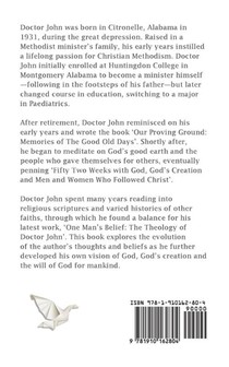 One Man's Beliefs achterzijde