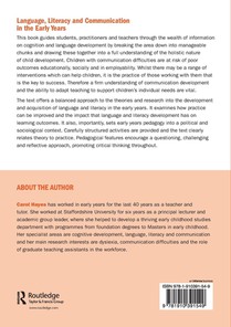 Language, Literacy and Communication in the Early Years achterzijde