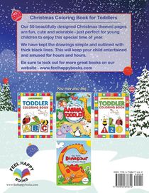 Christmas Coloring Book for Toddlers achterzijde