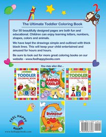 The Ultimate Toddler Coloring Book achterzijde