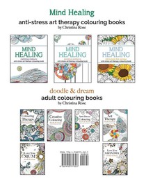 Mind Healing Anti-Stress Art Therapy Colouring Book achterzijde