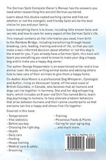 German Spitz. German Spitz Dog Complete Owners Manual. German Spitz book for care, costs, feeding, grooming, health and training. achterzijde