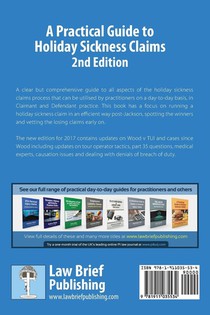 A Practical Guide to Holiday Sickness Claims, 2nd Edition achterzijde