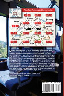 SWITZERLAND - ILLUSTRATED RAILWAY ATLAS - Designed for Interrail/Eurail Rail Pass achterzijde