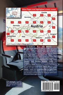 AUSTRIA - ILLUSTRATED RAILWAY ATLAS - Designed for Interrail/Eurail Rail Pass achterzijde