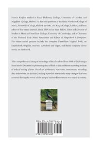 Clavichord Discography achterzijde