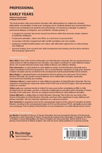 Professional Dialogues in the Early Years achterzijde