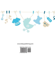 Baby Shower Guest Book, Blue, Boy, Beautiful Guest Book for Family & Friends to Write In, Mummy To Be, Photo, Baby, Pregnancy, Motherhood, New Born Keepsake (Hardback) achterzijde