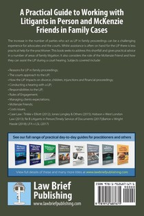 A Practical Guide to Working with Litigants in Person and McKenzie Friends in Family Cases achterzijde