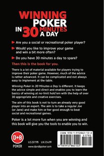 Winning Poker in 30 Minutes a Day achterzijde