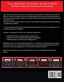 Real Estate And Stock Market Investing Mastery (3 Books In 1) achterzijde