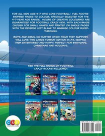 Football Crazy Colouring Book For Kids Age 4-7 achterzijde