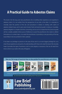 A Practical Guide to Asbestos Claims achterzijde