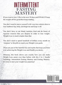 Intermittent Fasting Mastery achterzijde