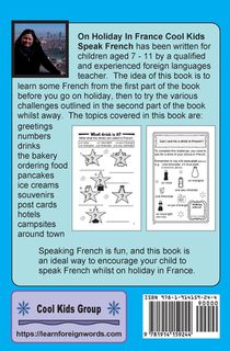 On Holiday In France Cool Kids Speak French achterzijde