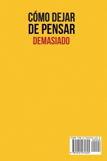 Cómo Dejar de Pensar achterzijde