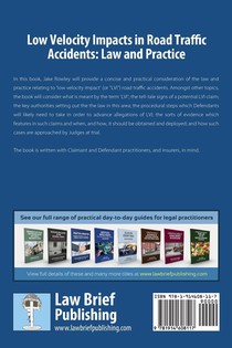 Low Velocity Impacts in Road Traffic Accidents achterzijde