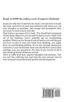 How to Stop Negative Thinking achterzijde