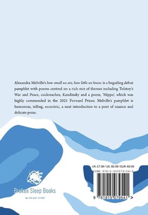 how small we are, how little we know. achterzijde