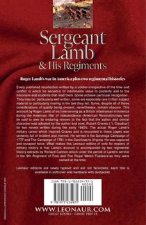 Sergeant Lamb & His Regiments - A Recollection and History of the American War of Independence with the 9th Foot & Royal Welsh Fuzileers achterzijde