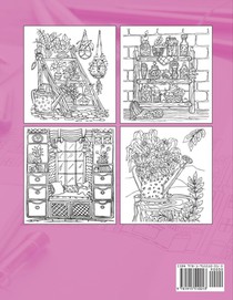 Large Print Coloring Book for Seniors and Adults achterzijde