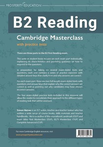 B2 Reading | Cambridge Masterclass with practice tests achterzijde