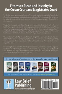 A Practical Guide to Fitness to Plead and Insanity in the Crown Court and Magistrates Court achterzijde