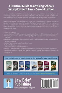 A Practical Guide to Advising Schools on Employment Law - Second Edition achterzijde