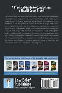 A Practical Guide to Conducting a Sheriff Court Proof achterzijde