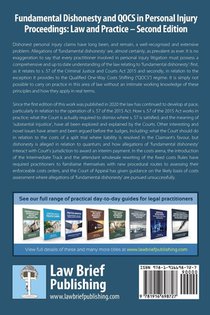 Fundamental Dishonesty and QOCS in Personal Injury Proceedings achterzijde