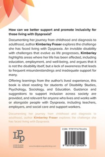 Lived Experiences, Challenges, and Learnings about Dyspraxia achterzijde