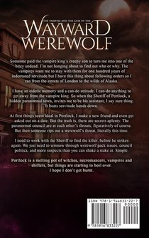The Vampire and the Case of the Wayward Werewolf achterzijde