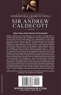 The Collected Supernatural and Weird Fiction of Sir Andrew Caldecott achterzijde