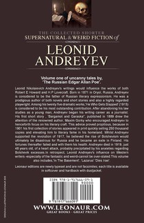 The Collected Supernatural and Weird Fiction of Leonid Andreyev achterzijde