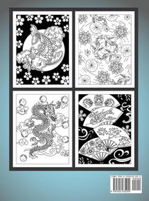 Japanese Coloring Book achterzijde