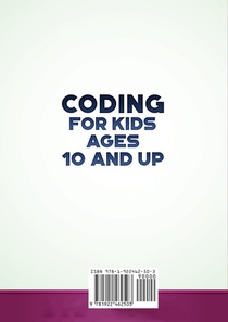 Coding for Kids Ages 10 and Up achterzijde