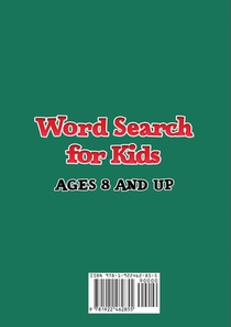 Word Search for Kids Ages 8 and Up achterzijde