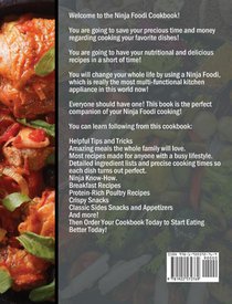 Ninja Foodi Cookbook achterzijde