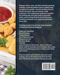 Ninja Foodi XL Pro Air Fryer Oven Cookbook achterzijde