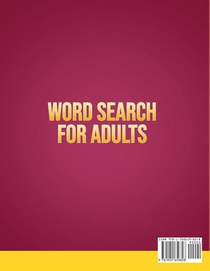 Word Search for Adults 5 Books in 1 achterzijde