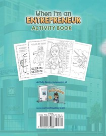 When I'm an Entrepreneur Activity Book achterzijde