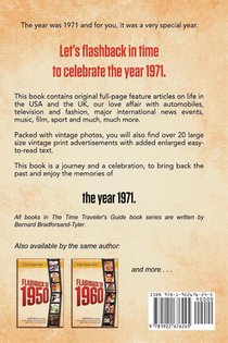 Flashback to 1971 - A Time Traveler's Guide achterzijde