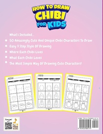 How To Draw Chibi For Kids achterzijde