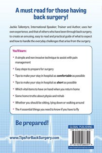 Practical Tips For Back Surgery achterzijde