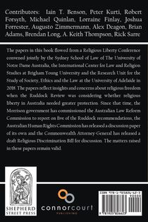 Religious Freedom in Australia - a new Terra Nullius? achterzijde