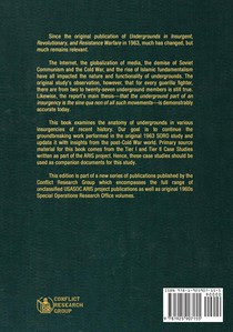 Undergrounds in Insurgent, Revolutionary, and Resistance Warfare achterzijde