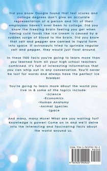 1100 Crazy Fun & Random Facts You Won't Believe - The Knowledge Encyclopedia To Win Trivia achterzijde