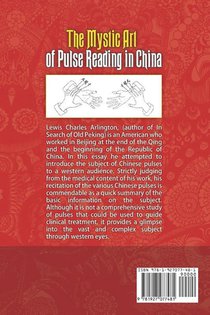The Mystic Art of Pulse Reading in China achterzijde