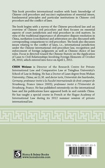 Chinese Civil Procedure and the Conflict of Laws achterzijde