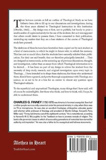 Skeletons of a Course of Theological Lectures. achterzijde